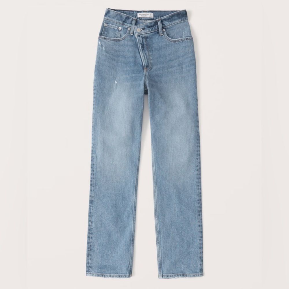 EUC Abercrombie & Fitch 90s Straight Ultra High Rise Jeans‎ size 25/0s